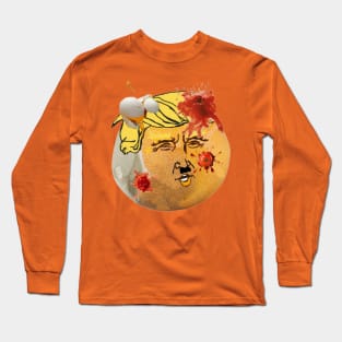 Rotten Orange - Dump tRump - Front Long Sleeve T-Shirt